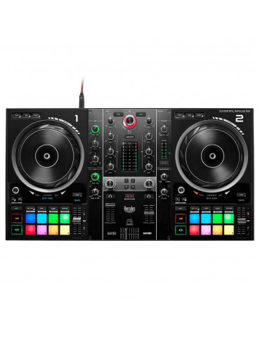 Hercules DJControl INPULSE 500 controleur Initiation DJing 16 pads RGB avec 8 mo