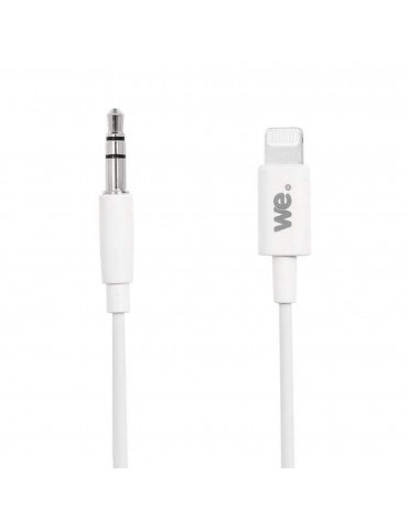 WE C ble auxiliaire 1m pour iPhone/ iPad vers Jack m le 3,5 mm / aux pour relier