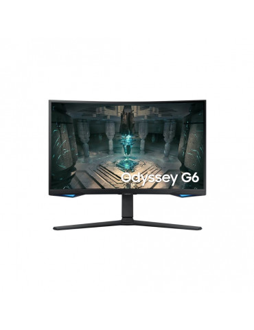 Ecran 27'' Samsung Noir Smart Monitor Gaming ODYSSEY G6 2560x1440 240Hz Incurvé