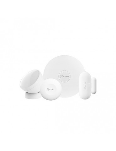 EZVIZ Home Sensor Kit Kit d’alarme avec 4 détecteurs 1 x Hub 1 x Détecteur PIR