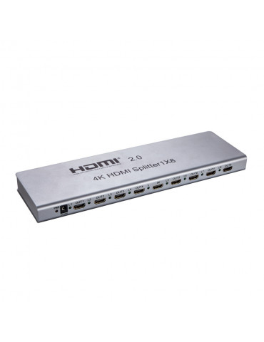 Splitter HDM1 1 entrée male 8 sorties femelles – compatible 4K 60Hz