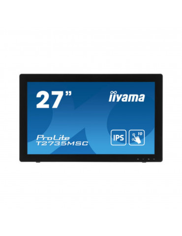 Moniteur IIYAMA 27 Tactile PCAP dalle AMVA+ 10 points 5ms 1920×1080 VGA DVI HDM