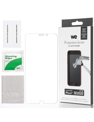 WE Verre trempé APPLE IPHONE 6 / 7 / 8 / SE 2020: Protection écran – anti-rayure