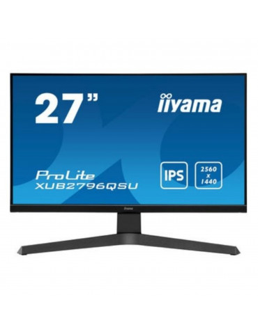 Moniteur IIYAMA 27 Noir dalle IPS 16:9  ULTRA MINCE 2560×1440 250 cd/m2 1ms Dis