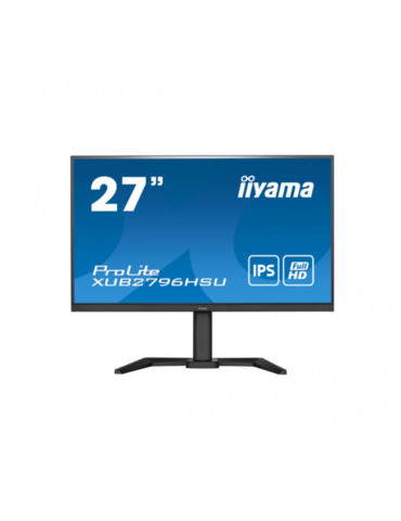 Ecran IIYAMA 27 Noir dalle IPS 16:9 1920×1080 250cd/m2 1ms DisplayPort HDMI HPs