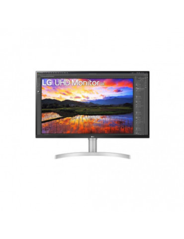 ECRAN LG 32 Aluminium/Blanc 32UN650-W.BEU 16:9 IPS 5ms UHD 4K 3840×2160 350cd/m