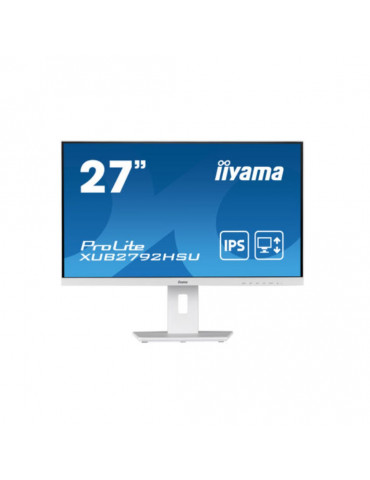 Ecran IIYAMA 27 Blanc dalle IPS 4ms ULTRA FIN 1920×1080 16:9 250 cd/m  4ms 1xHD