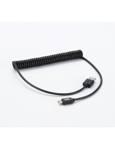 C ble USB / micro USB torsadé 2m - noir