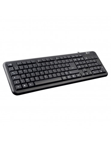 Clavier USB filaire AZERTY Heden 108 touchs en noir