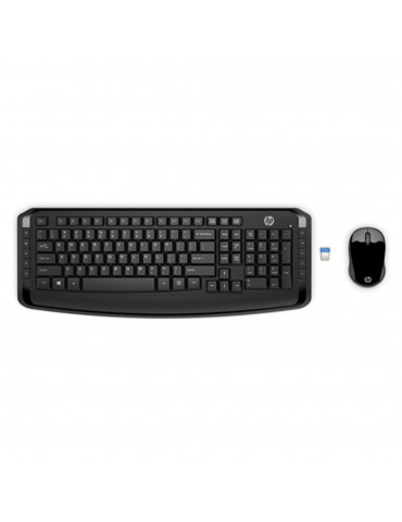 Kit souris clavier sans fil HP 300 Noir, Commodite du sans fil, un seul récepteu