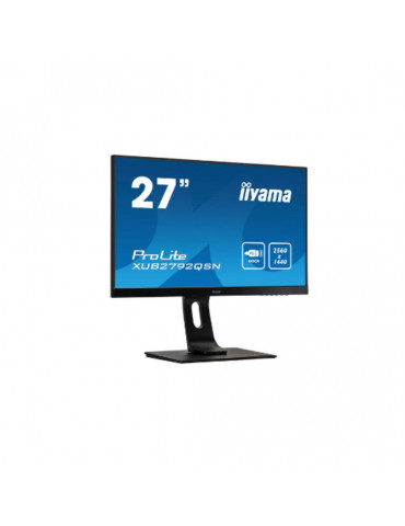 Ecran IIYAMA 27 Noir dalle IPS16:9 4ms ULTRA MINCE 2560×1440 250 cd/m  HDMI DP