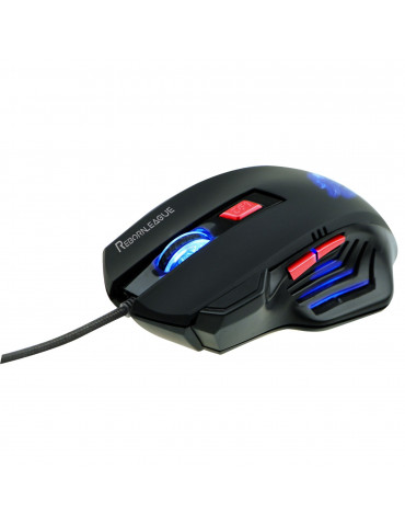 Souris gamer RL Cardinal, 2400DPI, multicolore 6boutons, cable1.8m