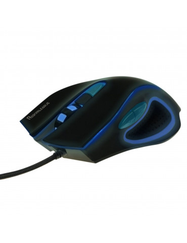 Souris gamer RL Crow, 2400DPI, multicolore 6boutons, cable tisse1.8m