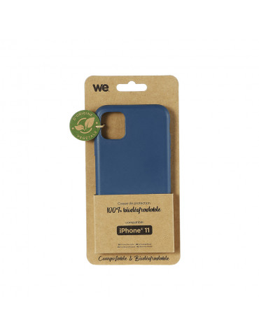 WE Coque de protection BIODEGRADABLE APPLE IPHONE 11 Bleu: 100% biodégradable et