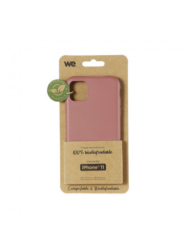 WE Coque de protection BIODEGRADABLE APPLE IPHONE 11 Fushia: 100% biodégradable