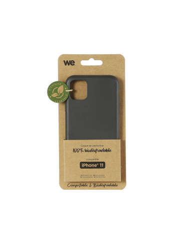 WE Coque de protection BIODEGRADABLE APPLE IPHONE 11 Noir: 100% biodégradable et