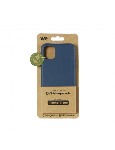 WE Coque de protection BIODEGRADABLE APPLE IPHONE 11 PRO Bleu: 100% biodégradabl