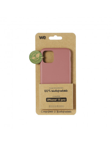 WE Coque de protection BIODEGRADABLE APPLE IPHONE 11 PRO Fushia: 100% biodégrada