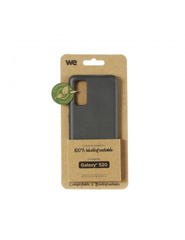 WE Coque de protection BIODEGRADABLE SAMSUNG S20 Noir: 100% biodégradable et com