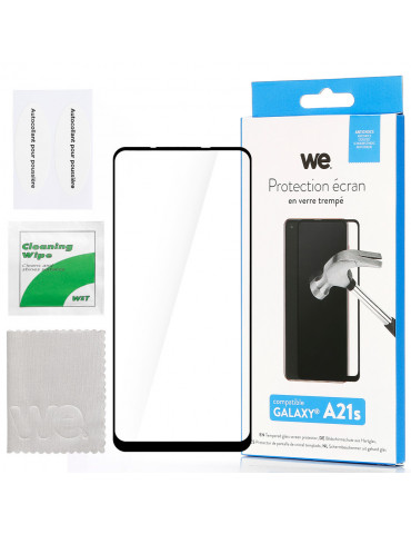 WE Verre trempé SAMSUNG GALAXY A21S: Protection écran – anti-rayures – anti-bull