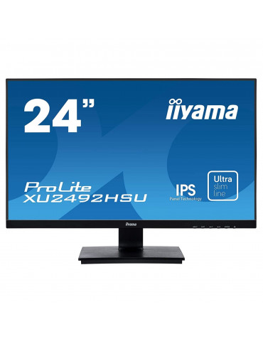 Moniteur IIYAMA 24 LED IPS 16:9 4ms 1920×1080 ULTRA MINCE HP VGA HDMI DisplayPo