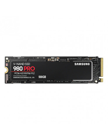 SSD SAMSUNG SERIE 980 PRO M.2 500Go 2280 PCIe 4.0 x4 NVMe 1.3c MZ-V8P500BW