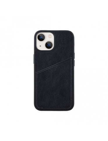 WE Coque de protection porte-carte IPHONE 13 Noir: en poluyréthane – portes-cart