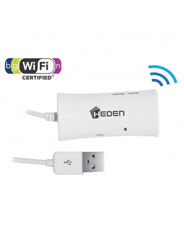 Mini Repeteur et Routeur WiFi Heden 150Mbps blanc