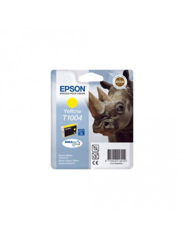 EPSON Cartouche Rhinociros T1004 Encre DURABrite Ultra Jaune HC 11,1ml