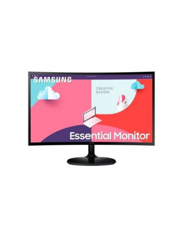 ECRAN 27 » SAMSUNG S27C366EAU Noir Incurvé 1800R 1920×1080 VA 16:9 4ms 250 cd/m