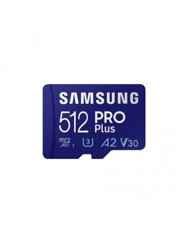 CARTE MEMOIRE SAMSUNG 512 Go MICRO-SD PRO PLUS avec lecteur USB Classe 10  MB-MD