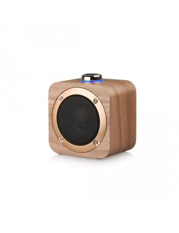 Enceinte Bluetooth Halterrego en bois , BT V5.0, RMS 3W ,  batterie rechargeable