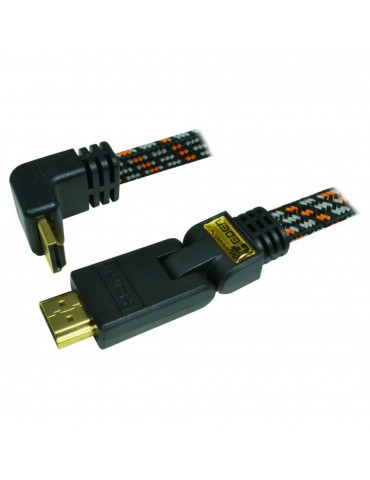 Cable HDMI 1.4 haute définition 3 METRES FULL HD 1080p 3D HDCP