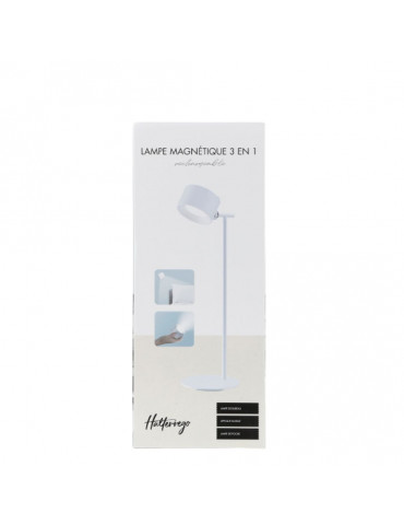 lampe magnétique Halterrego 2-en-1 : lampe de bureau / lampe amovible , couleur