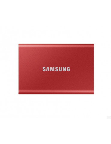 SSD EXT SAMSUNG T7 2TO rouge métallique USB 3.2 Gen 2 MU-PC2T0R/WW
