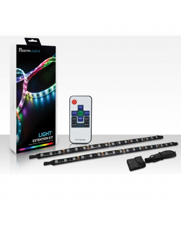 Kit LED RGB 2 bandes + telecommande + connecteur molex