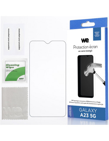 WE Verre trempé SAMSUNG GALAXY A23 5G: Protection écran – anti-rayures – anti-bu