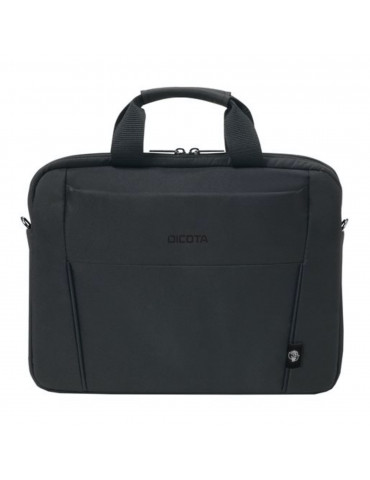 DICOTA Sacoche Ecologique SLIM CASE BASE Noir Pour PC portable 15-15.6 Polyest