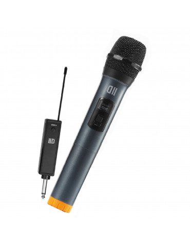 Microphone dynamique DII Sans fil, ecran LED, Omnidirectionn recepteur rechargea