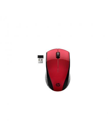 Souris sans fil HP 220 Rouge Résolution capteur 1300 dpi connexion 2,4 Ghz 3 bou