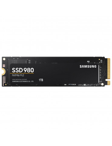 SSD SAMSUNG Serie 980 1 To M.2 2280 PCIeGen.3 X4, NVMe1.4 DRAMless Vitesse jusqu