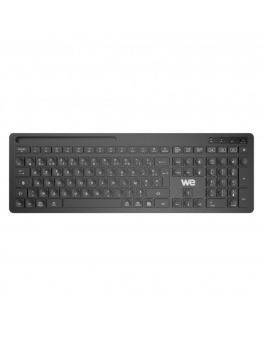 Clavier sans fil 2.4Gh/BT WE AZERTY 104keys, support tél intégré connexion BT3.0