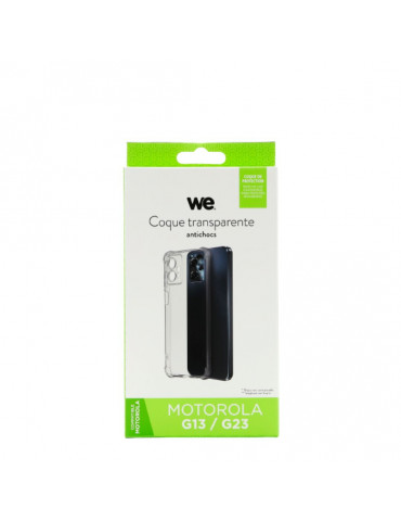 ***WE Coque de protection TPU MOTOROLA G13 / G23 Transparent