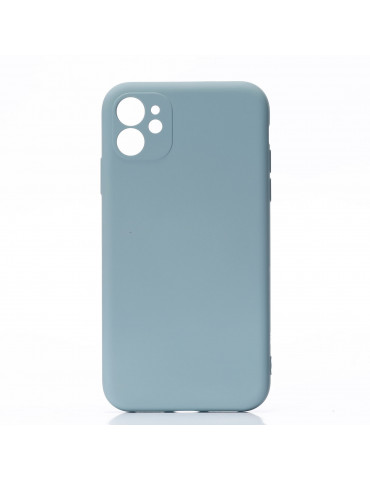 We Coque de protection SILICONE APPLE IPHONE 11 Gris: Matière silicone – effet m