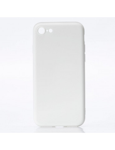 We Coque de protection SILICONE APPLE IPHONE 7/8/SE 2020 Blanc: Matière silicone