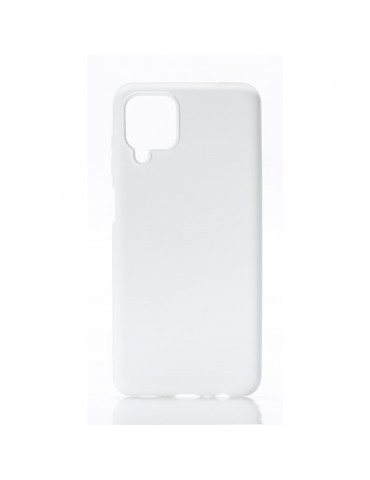 We Coque de protection SILICONE SAMSUNG GALAXY A12 Blanc: Matière silicone – eff