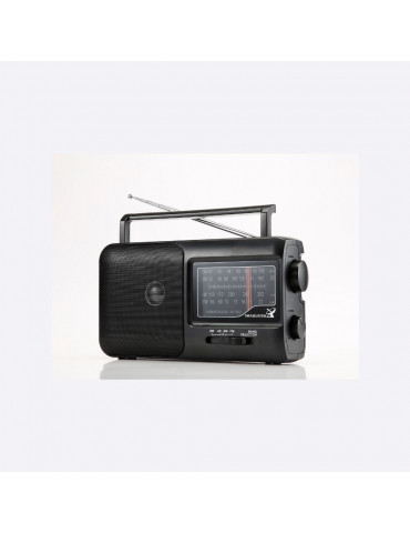 Radio grandes ondes AM/FM/LW/SW,  Prise casque jack 3.5mm, poignée de transport