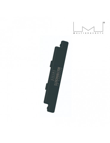 Finition MULTIBRACKETS Noir M Pro Series 120 mm Plastique  pour rail Pro Series