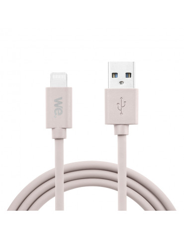 C ble USB/Lightning en silicone - 1m - rose