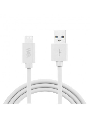 C ble USB/Lightning en silicone - 2m - blanc